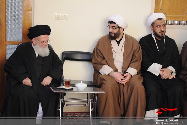 دیدار مسئول دفتر نمایندگی ولی فقیه در سپاه انصارالمهدی (عج)استان زنجان با معظم له